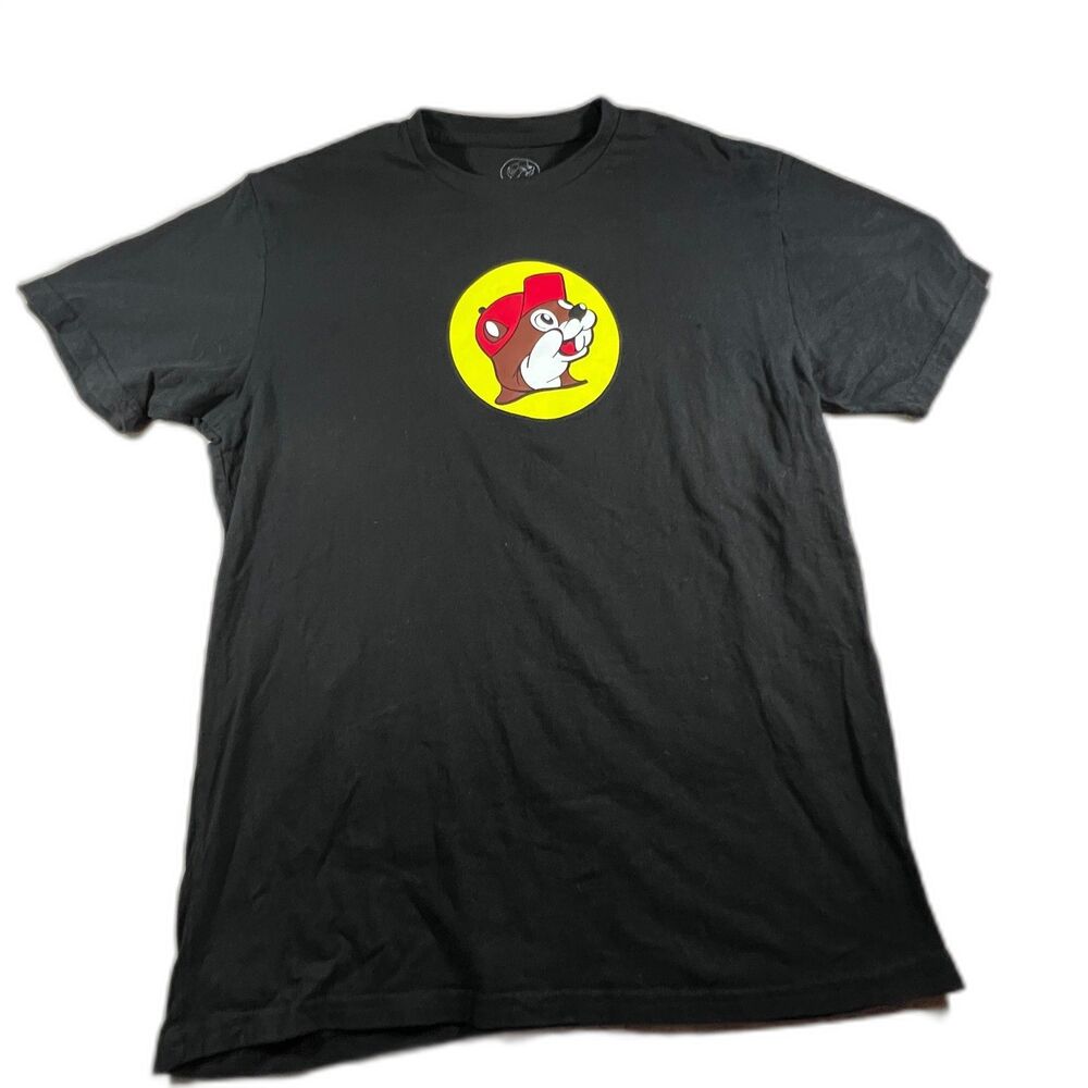 Adult Buc-ee's black t-shirt Large